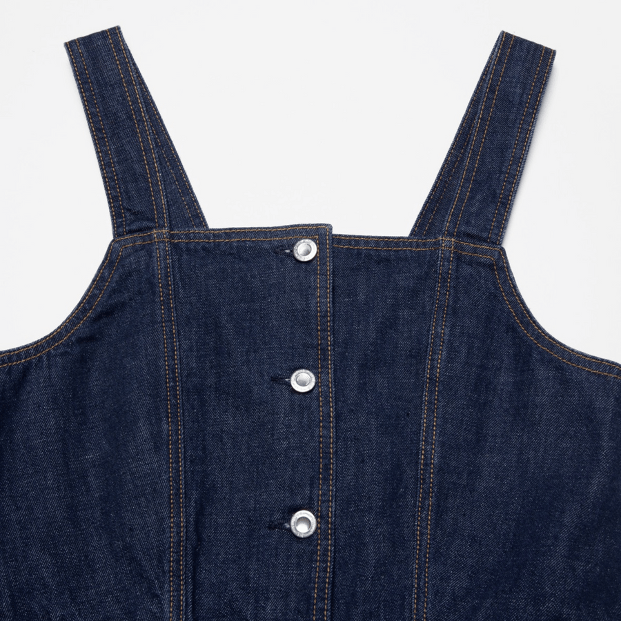 Nudie Jeans • Mona Denim Dress • 40s Redcast Dark Blue