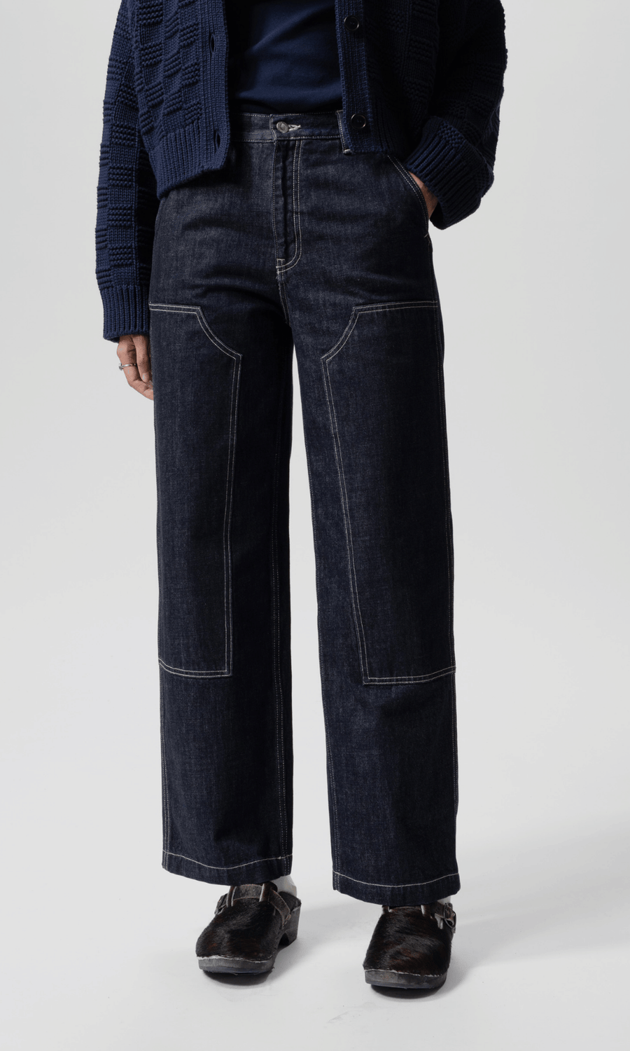 Nudie Jeans • Wendy Double Knee Denim Pants • Dark Blue