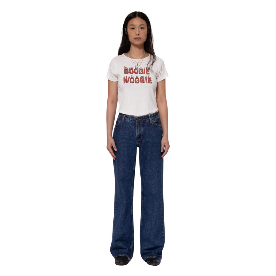 Nudie Jeans • Wide Heidi Jeans W32 • Evening Jazz