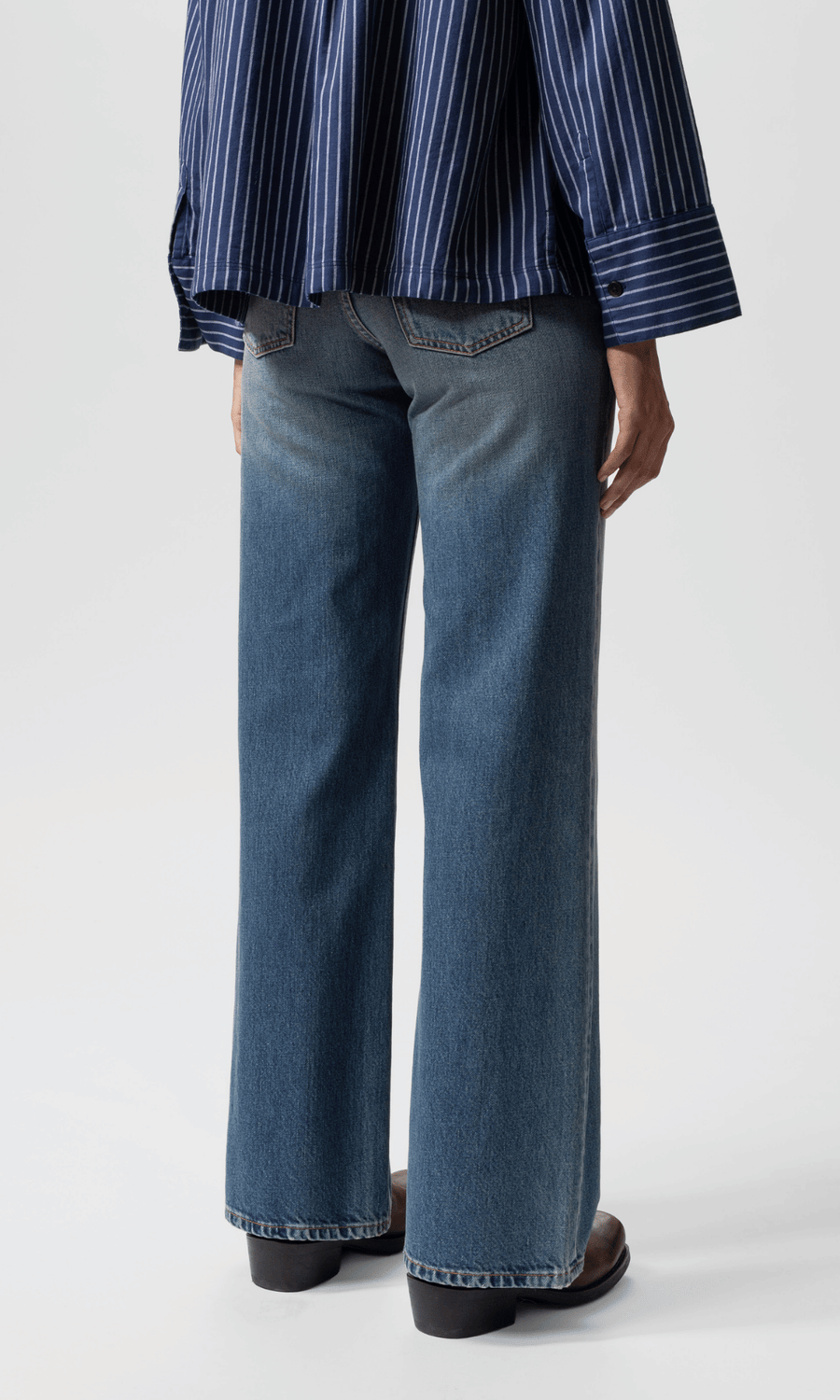 Nudie Jeans • Wide Heidi Jeans • Summer Shadow
