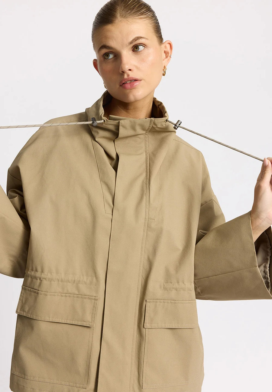 Rethinkit • Tech Cloud Jacket • Beige Taupe