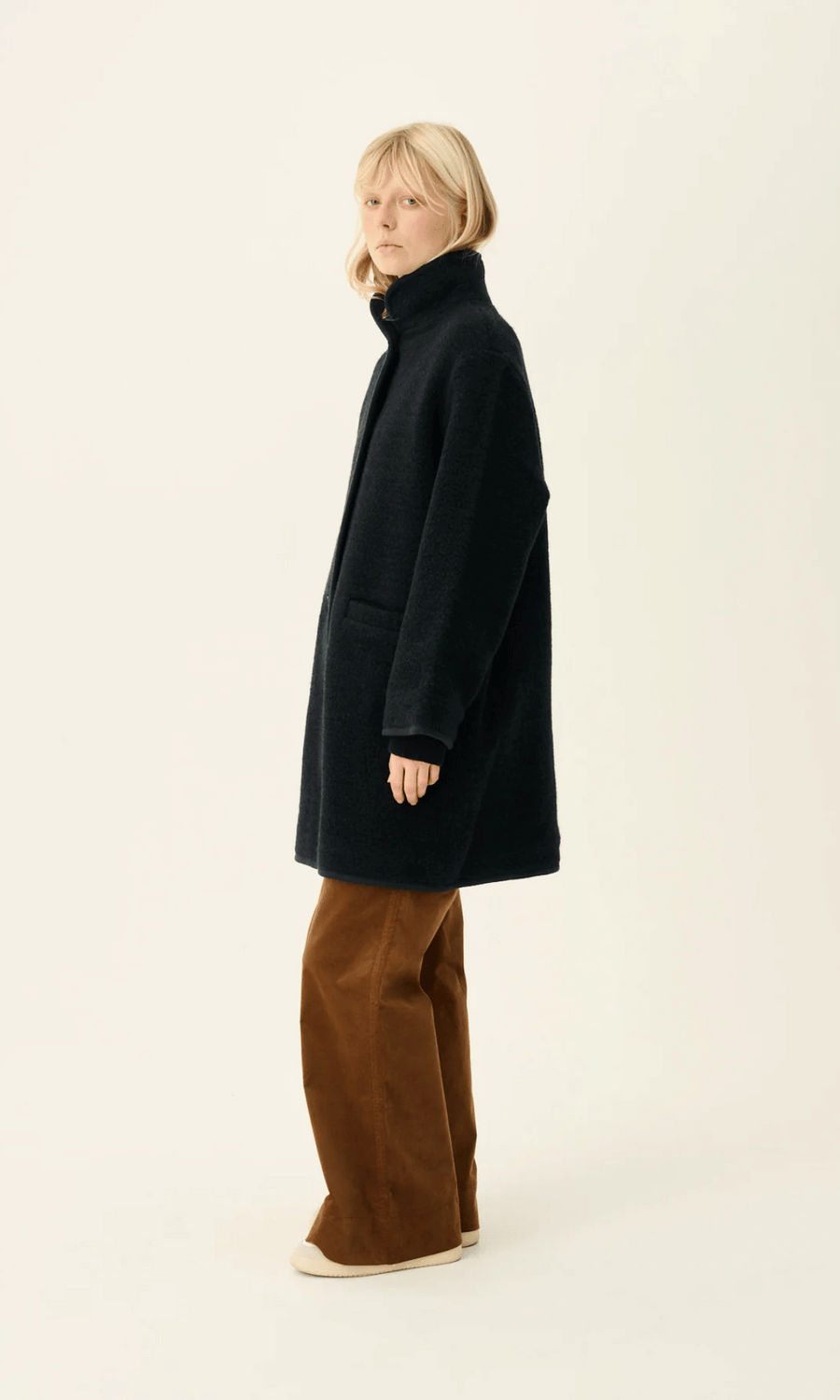 Rue de Tokyo • Cedar Teddy Jacket • Dark Navy