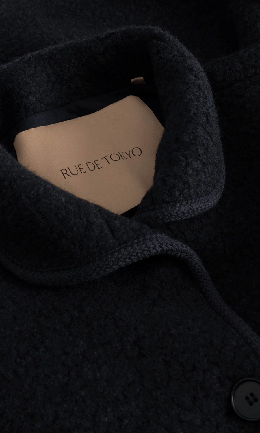 Rue de Tokyo • Cedar Teddy Jacket • Dark Navy
