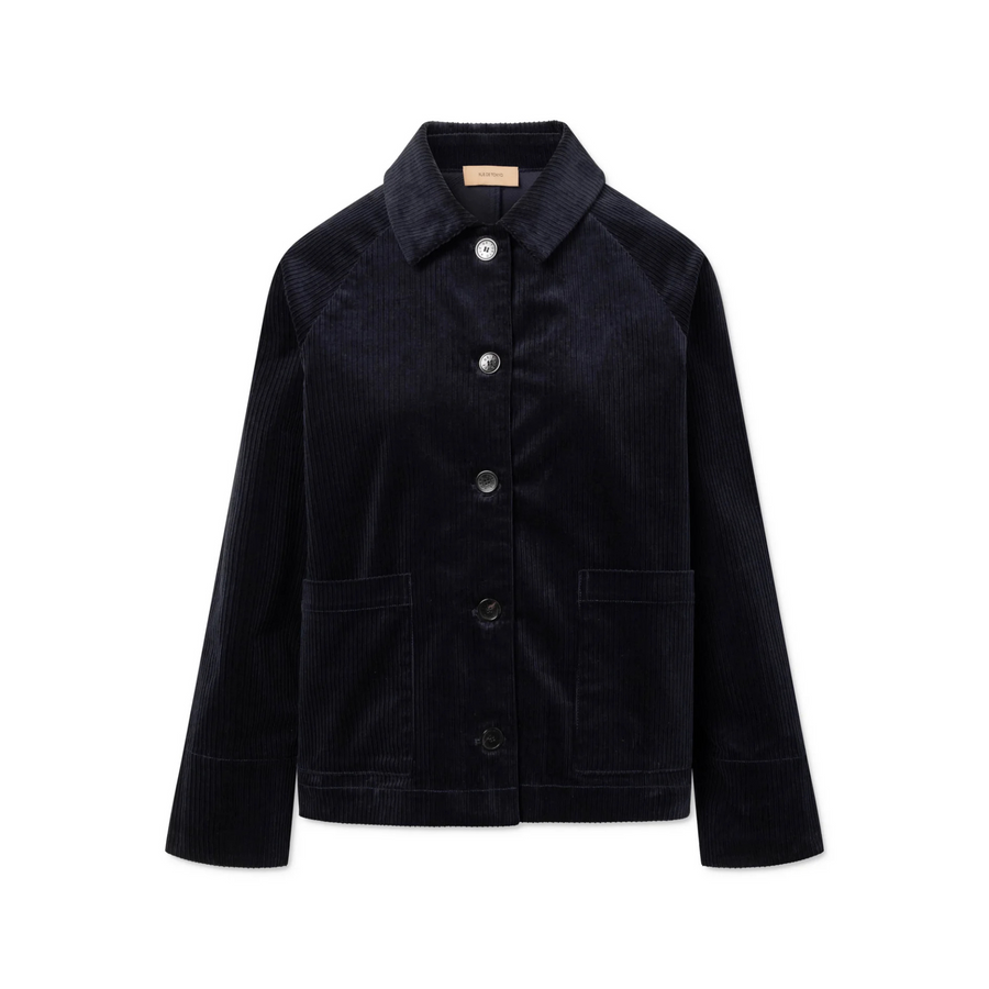 Rue de Tokyo • Chira Corduroy Jacket • Ink Navy