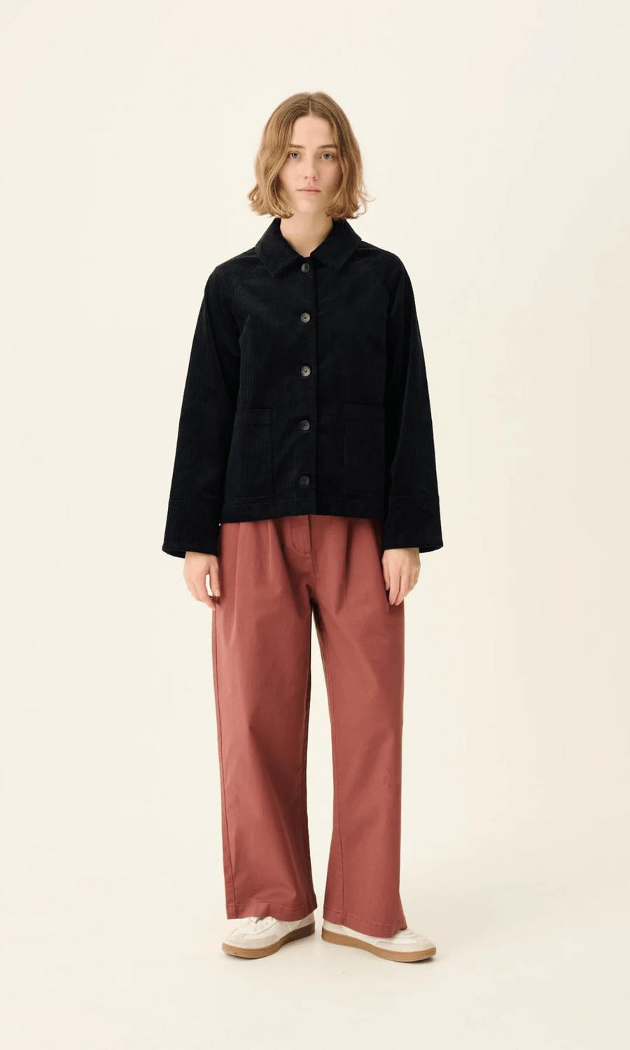 Rue de Tokyo • Chira Corduroy Jacket • Ink Navy