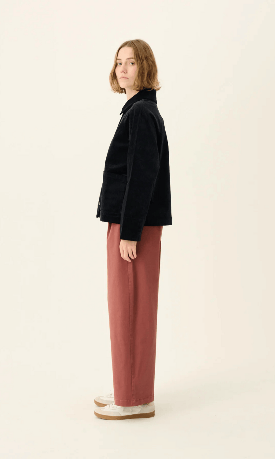 Rue de Tokyo • Chira Corduroy Jacket • Ink Navy