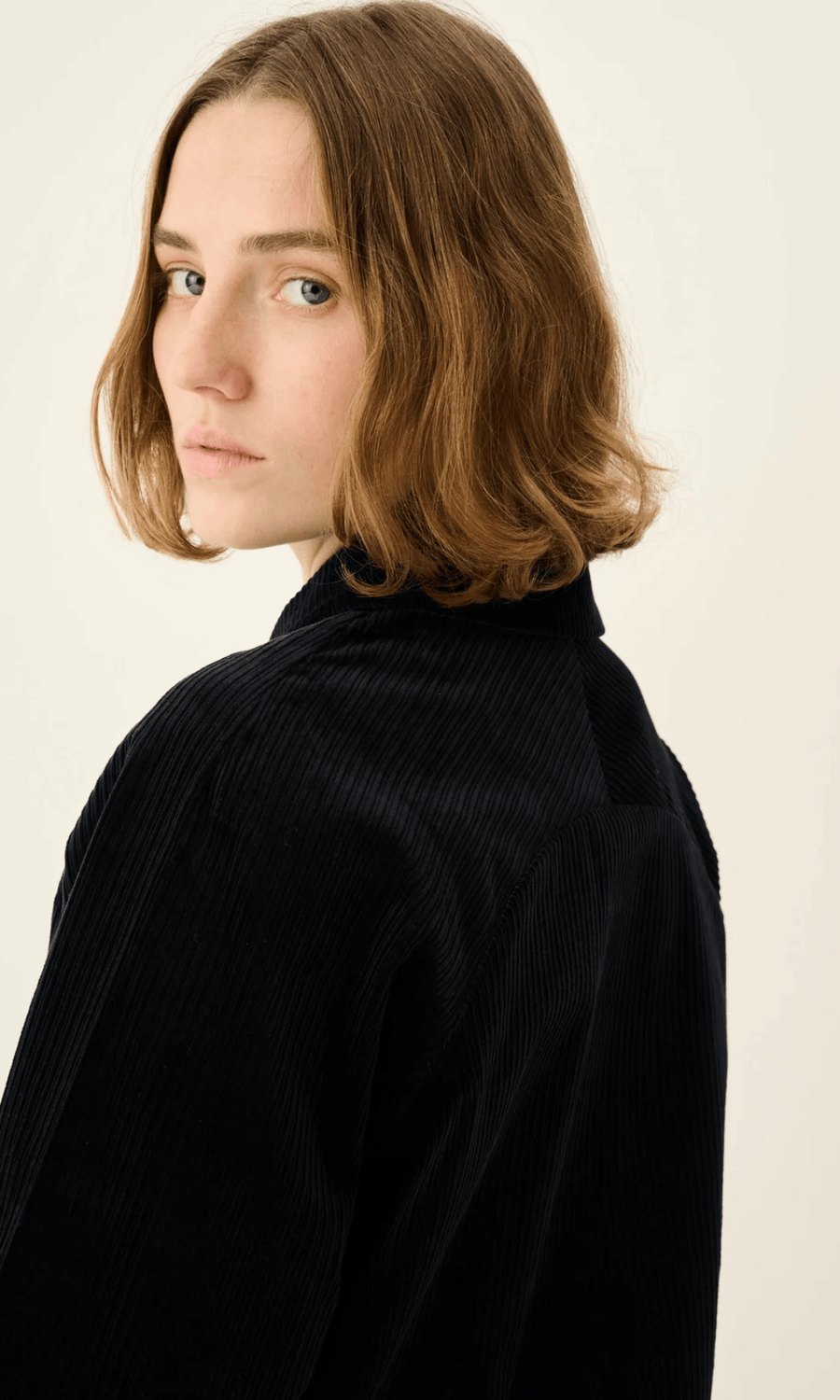 Rue de Tokyo • Chira Corduroy Jacket • Ink Navy
