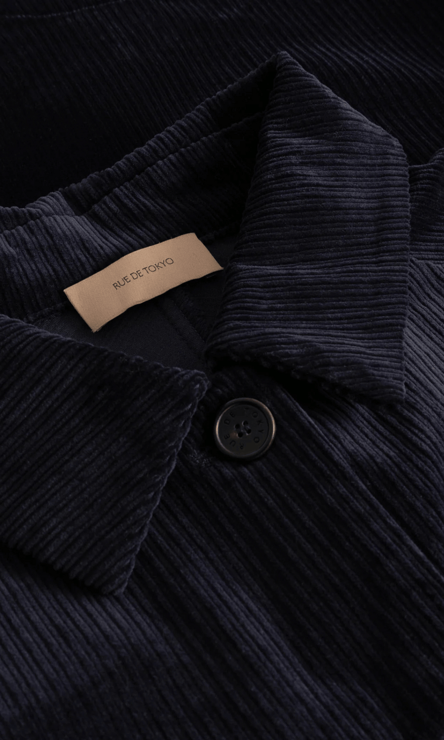 Rue de Tokyo • Chira Corduroy Jacket • Ink Navy