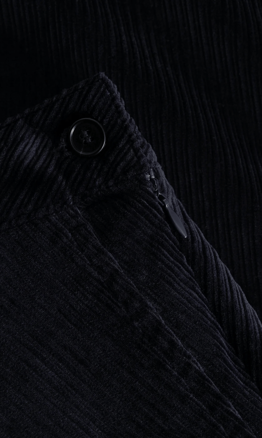 Rue de Tokyo • Pryma Corduroy Skirt • Ink Navy
