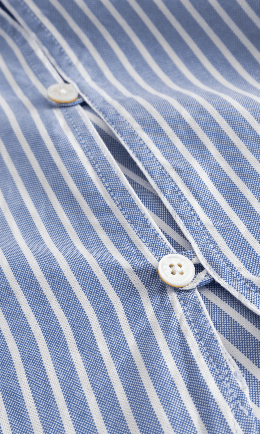Rue de Tokyo • Shelby Stripe Shirt • Blue White Stripe