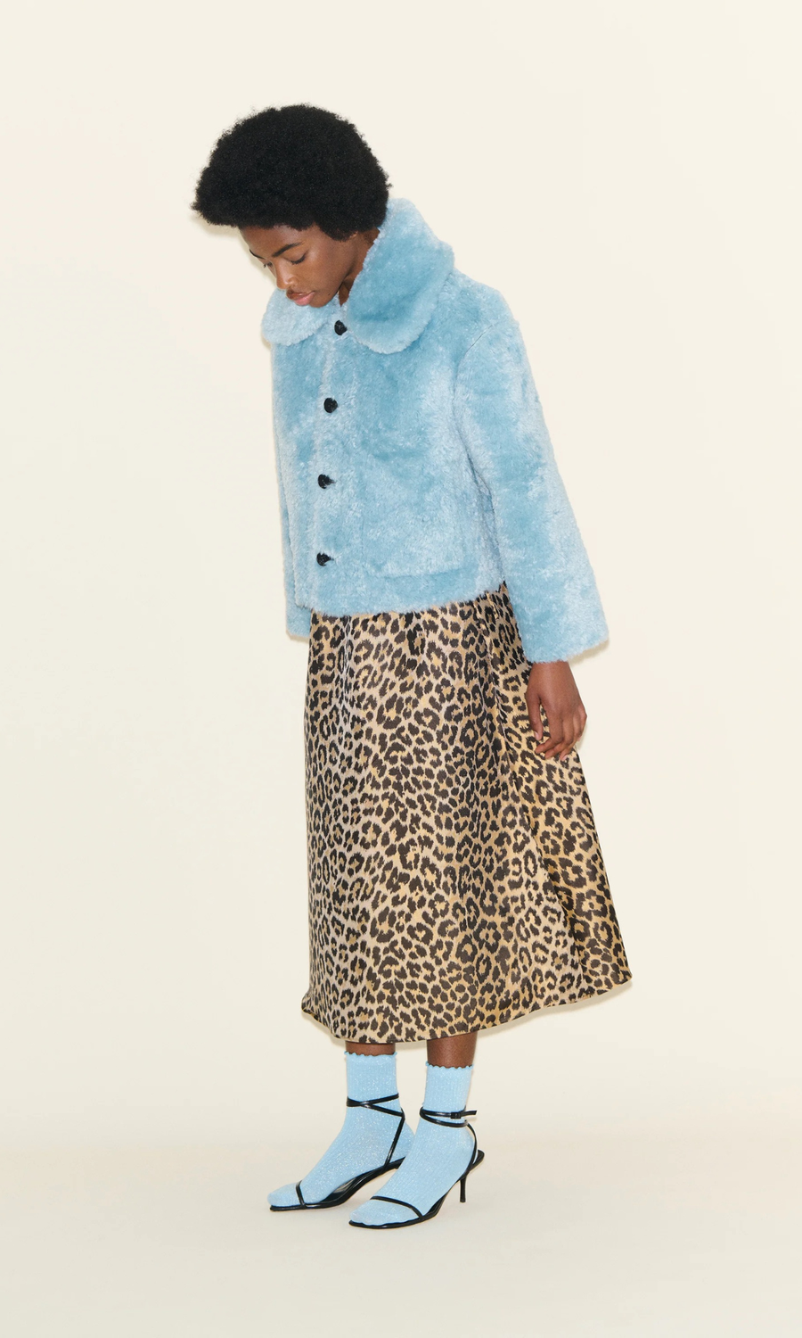 Samdi • Johanna Jacket • Chocolate/Powder Blue