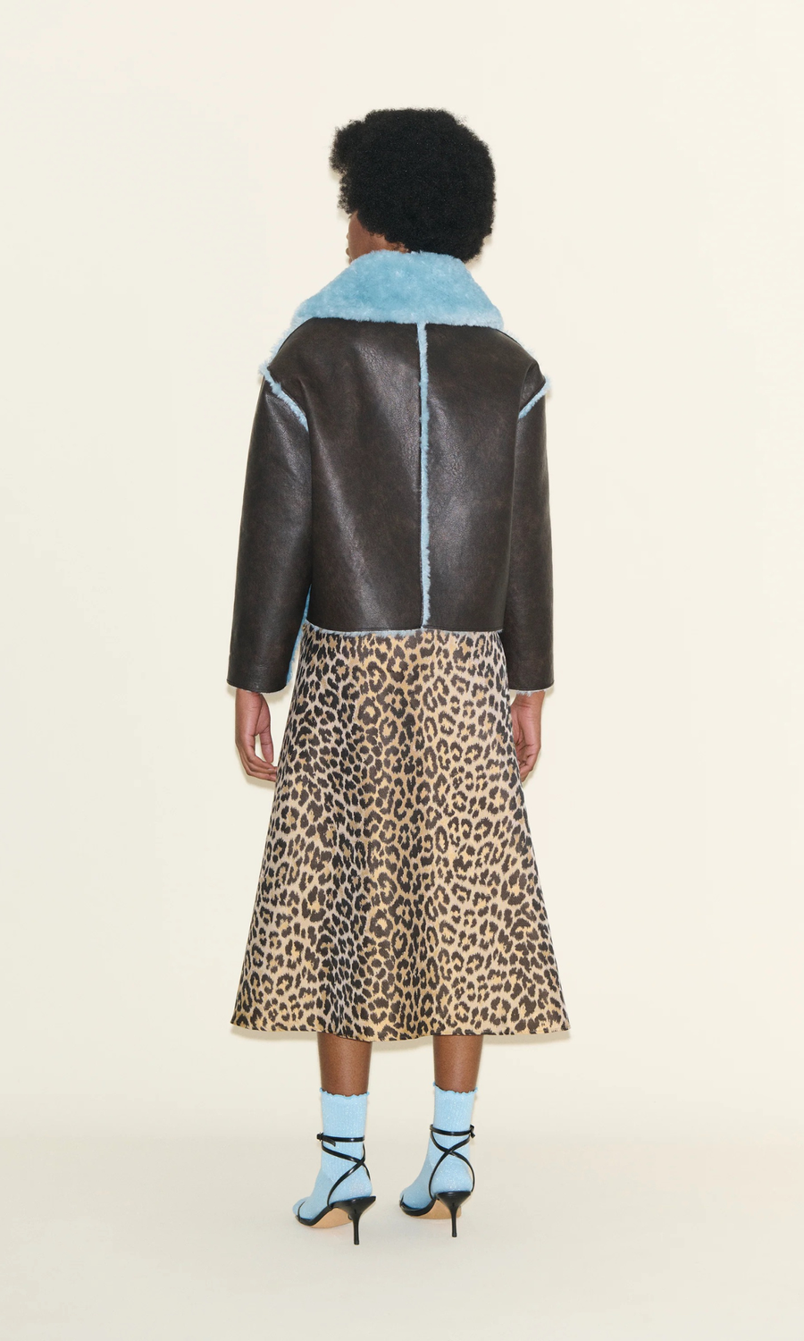 Samdi • Johanna Jacket • Chocolate/Powder Blue