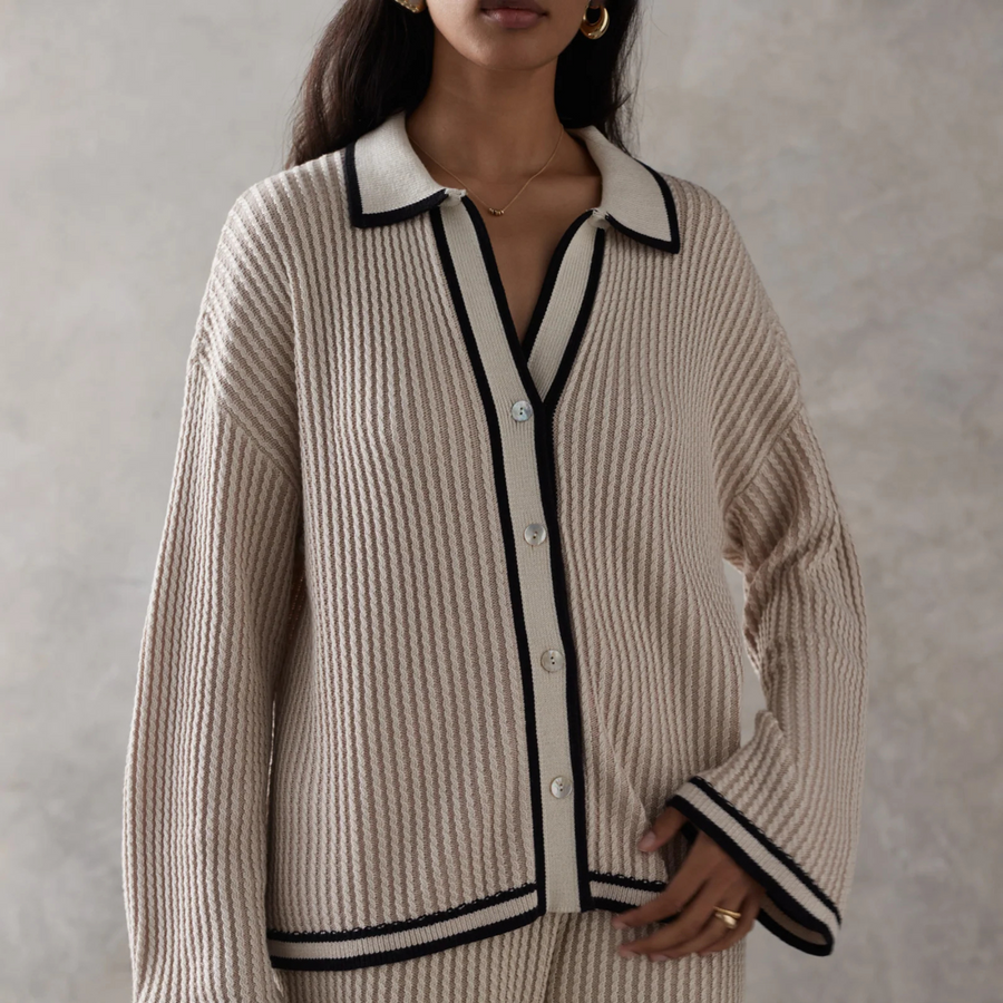 Sancia • Josefina Knit Shirt • Clay