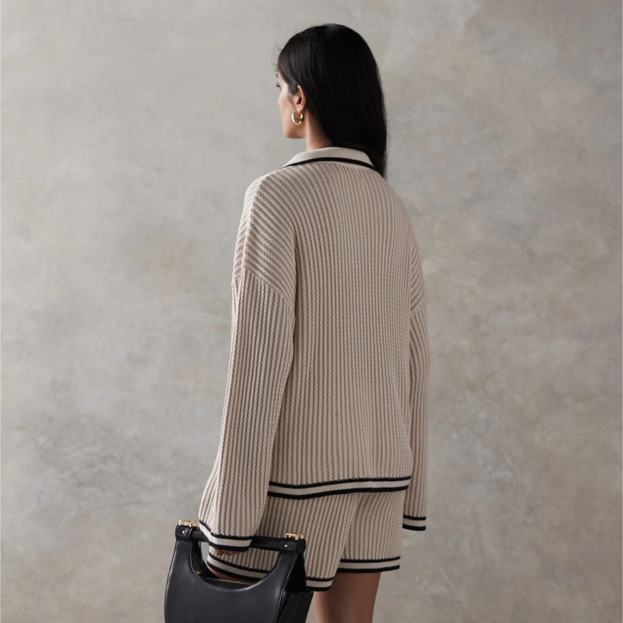 Sancia • Josefina Knit Shirt • Clay