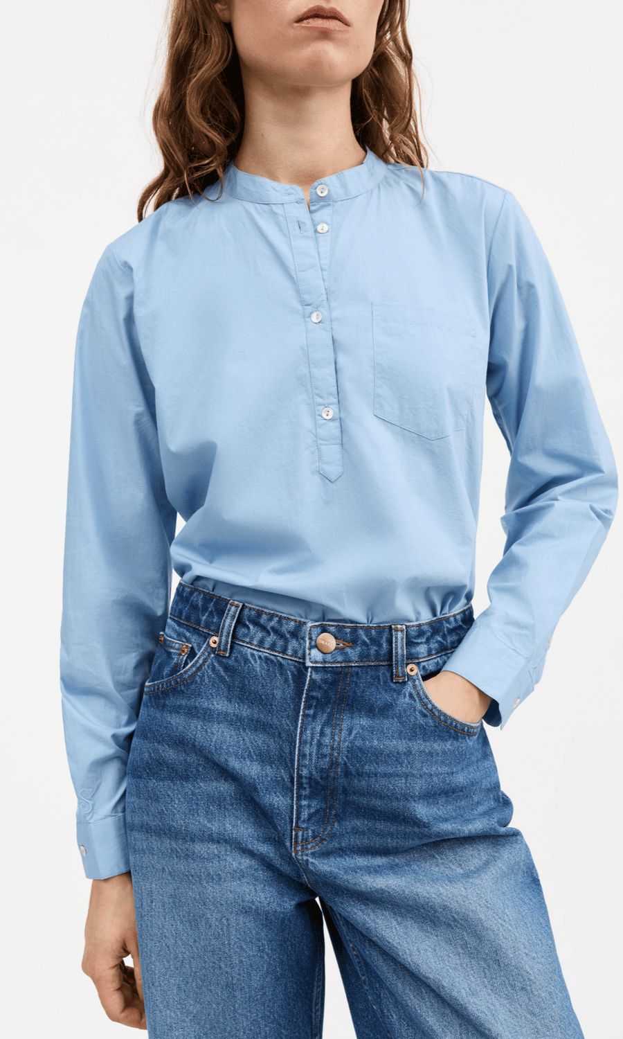 Skall Studio • Agnes Shirt • Sky Blue