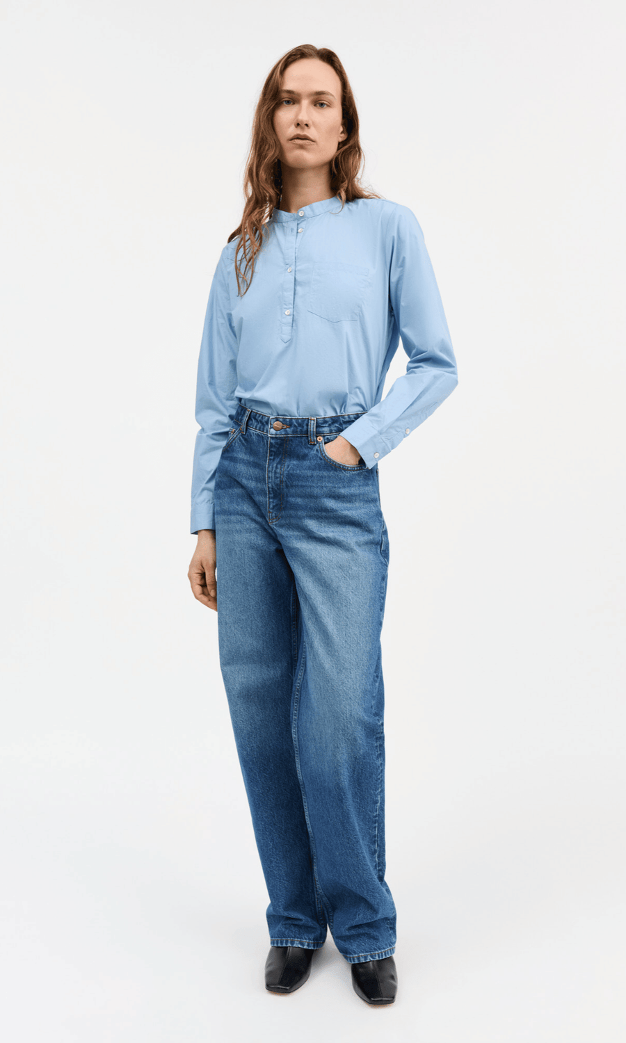 Skall Studio • Agnes Shirt • Sky Blue