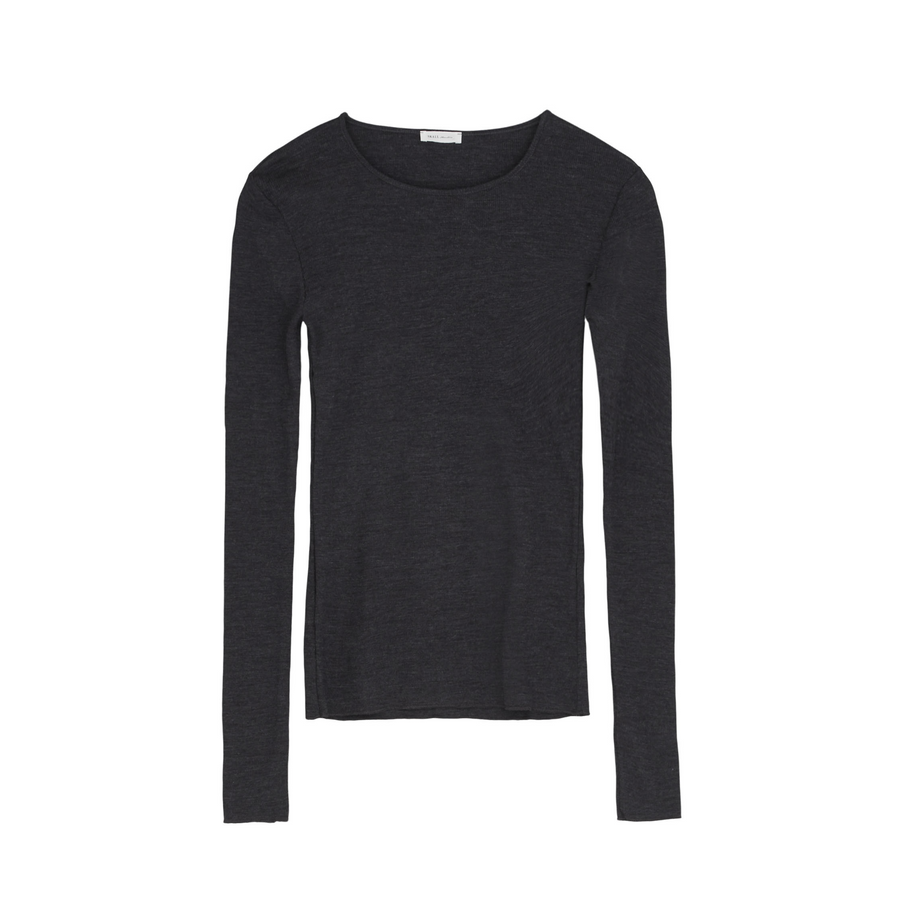 Skall Studio • Amy Blouse • Dark Grey Melange