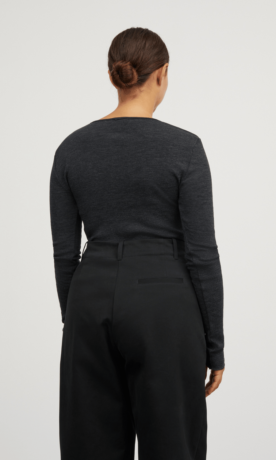 Skall Studio • Amy Blouse • Dark Grey Melange