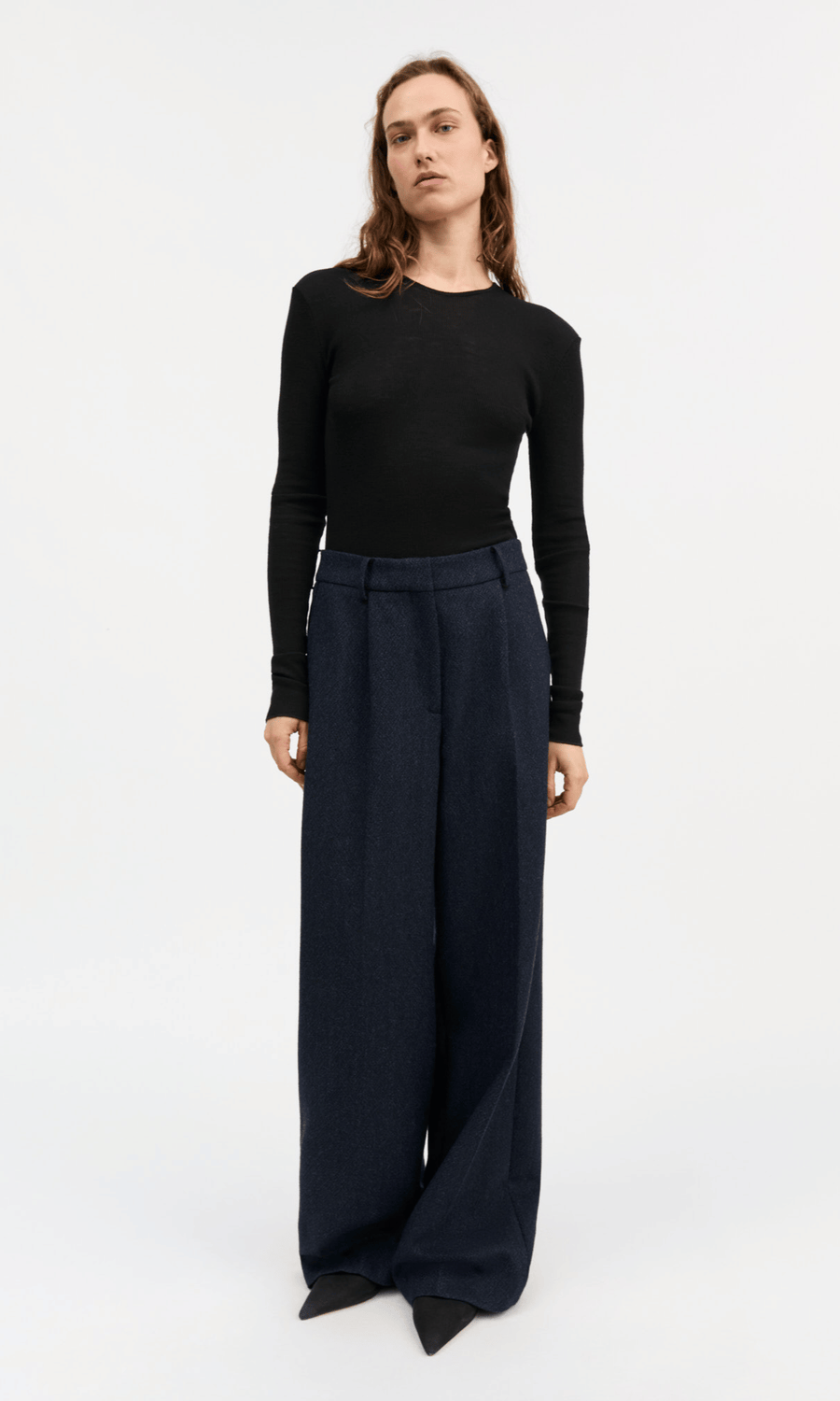 Skall Studio • Amy O-Neck Blouse • Black