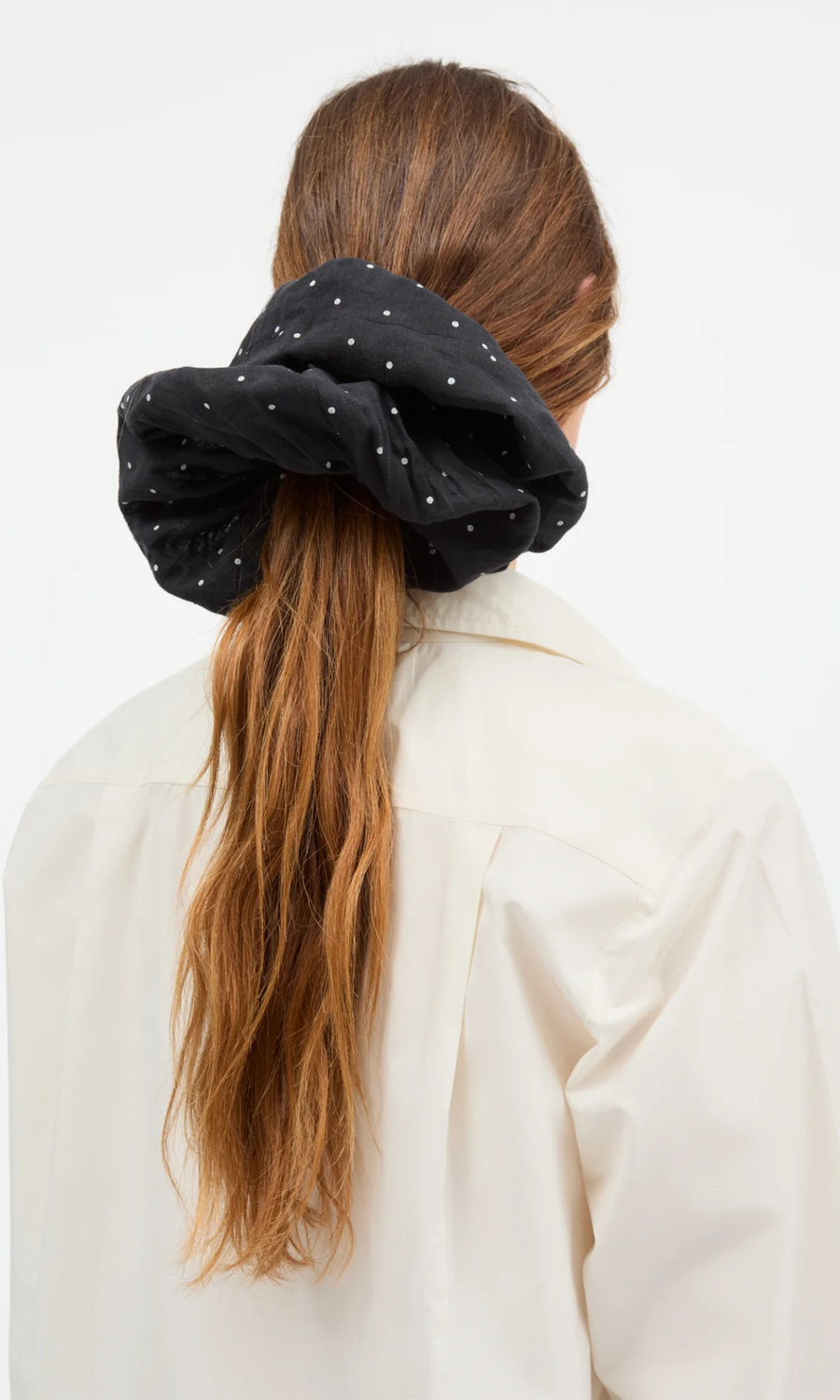 Skall Studio • Big Scrunchie • Black/White Dot