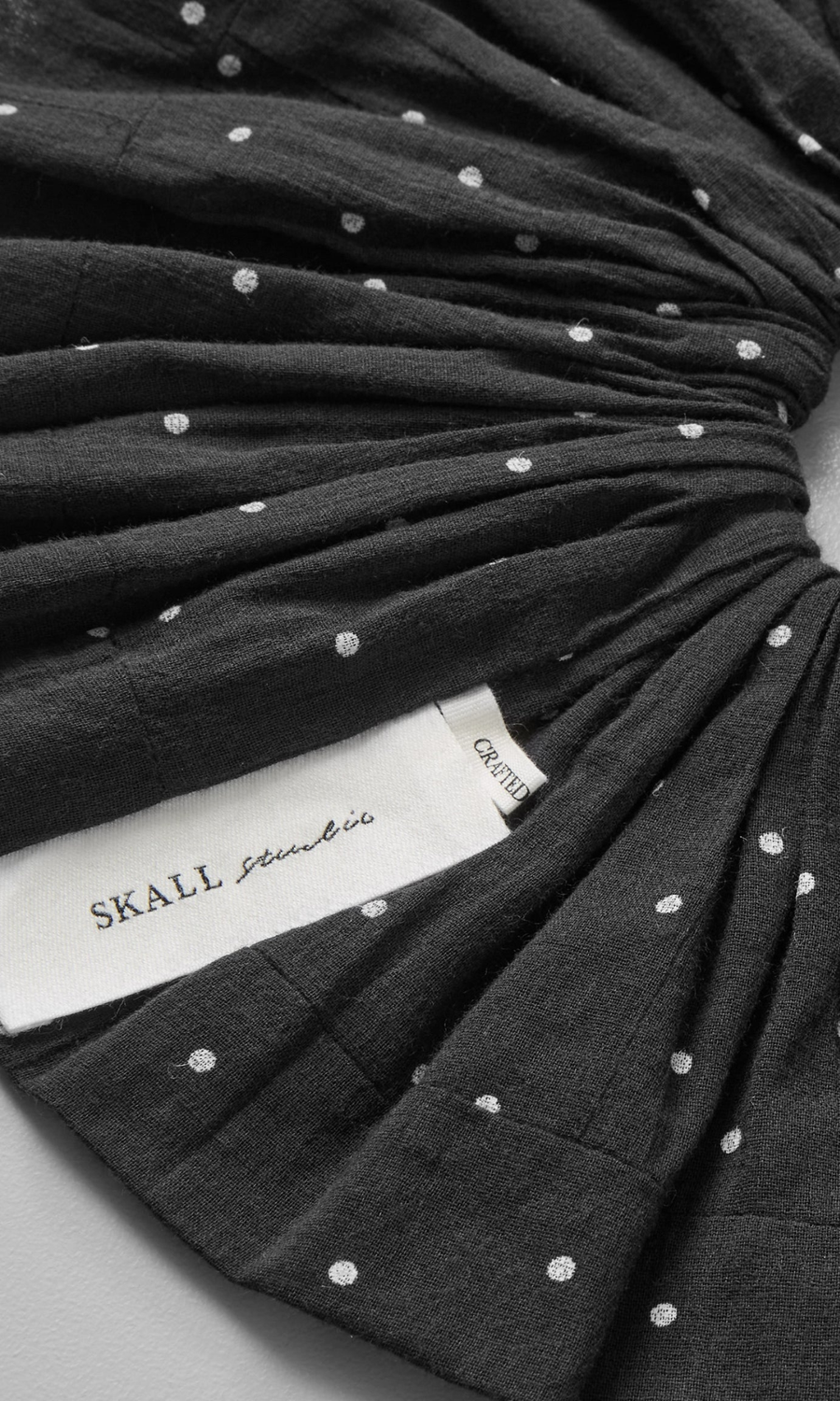 Skall Studio • Big Scrunchie • Black/White Dot