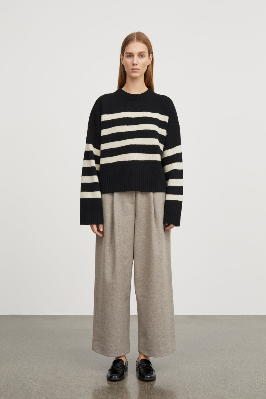 Skall Studio • Campa Jumper • Black/Sand Stripe