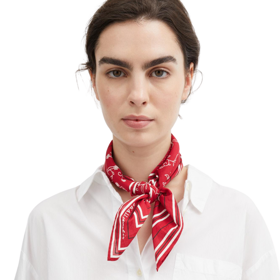 Skall Studio • Classic Scarf • Aurora Red