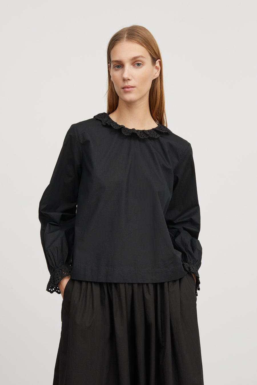 Skall Studio • Cornflower Blouse • Black