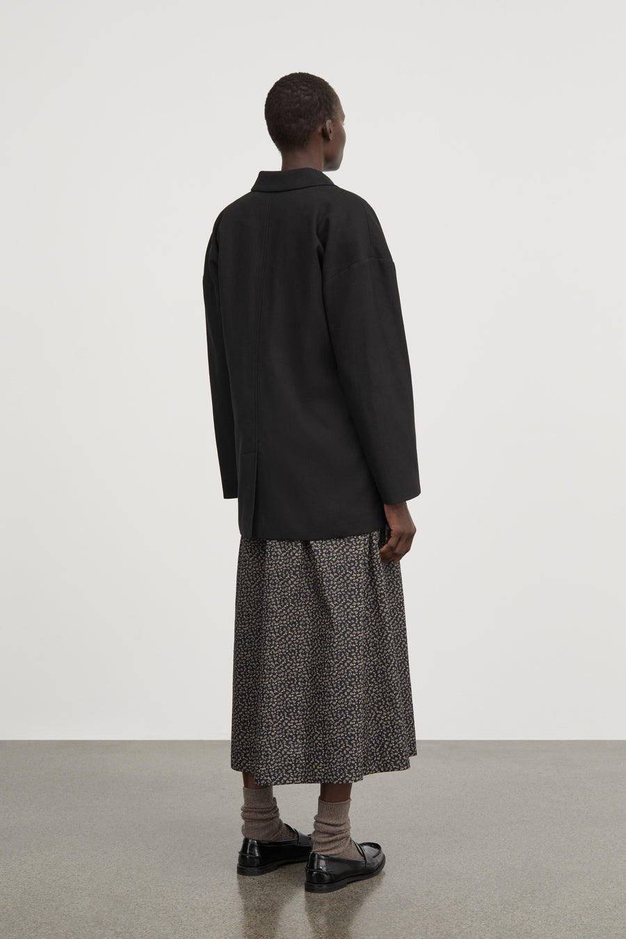 Skall Studio • Dagny Skirt • Eline Print/Black/Brown