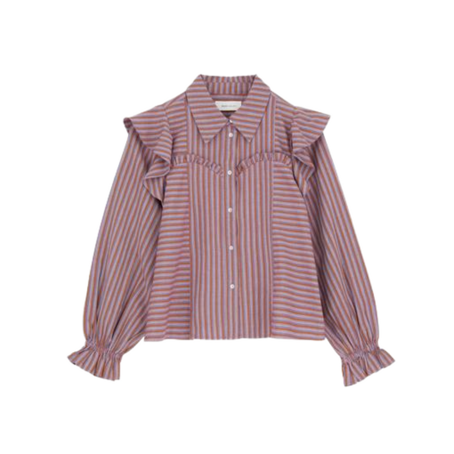 Skall Studio • Dauphine Shirt • Violet/Orange