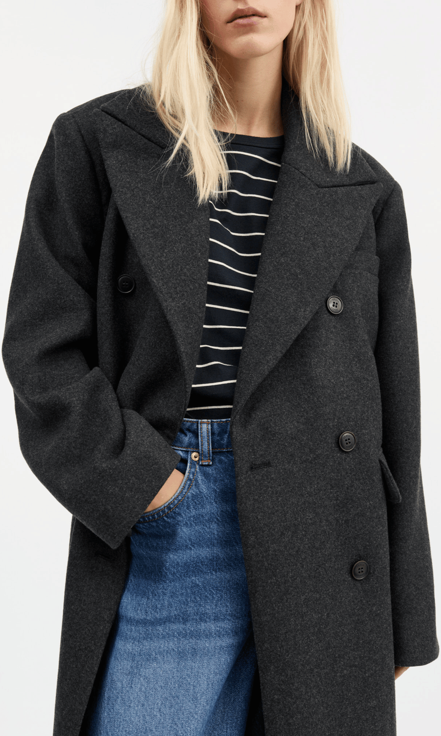 Skall Studio • David Coat • Dark Grey Melange