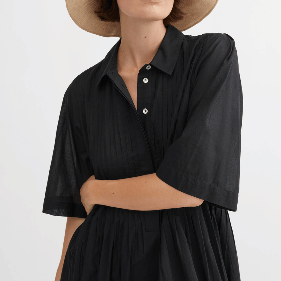 Skall Studio • Dot Shirtdress • Black