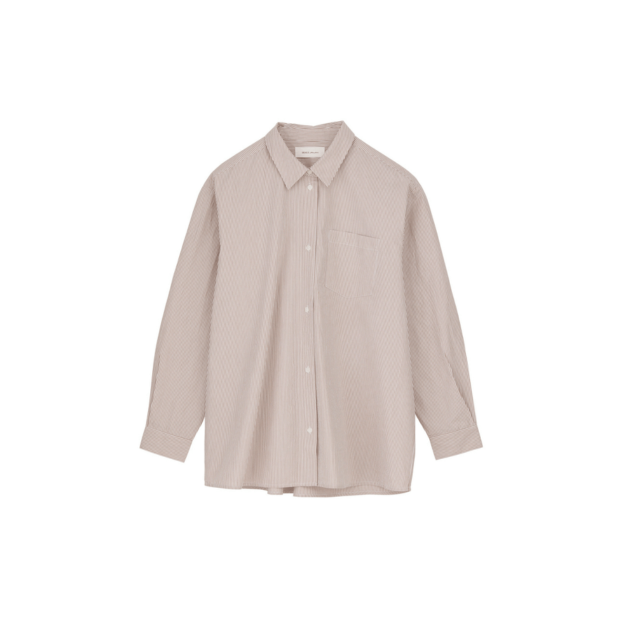 Skall Studio • Edgar Shirt • Warm Beige/White Stripe