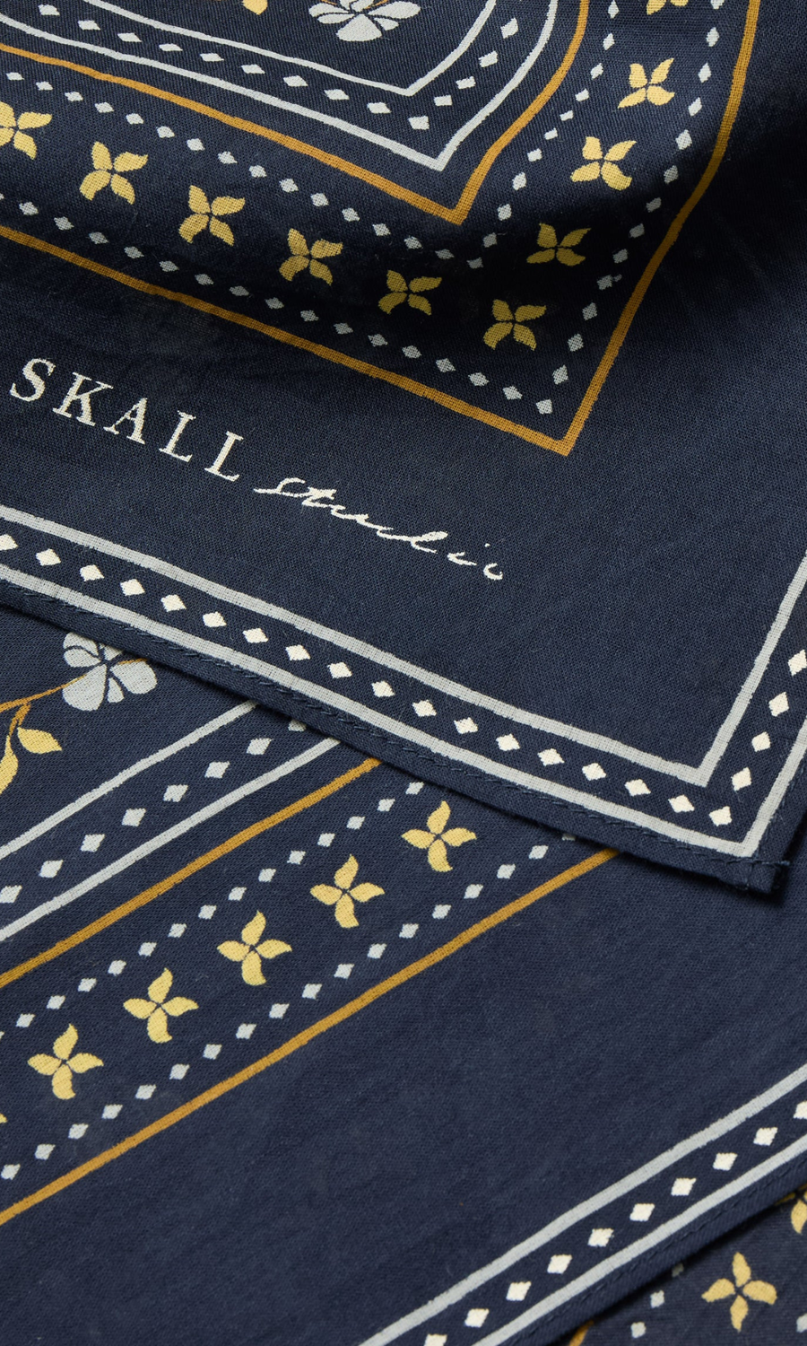Skall Studio • Floral Scarf • Navy