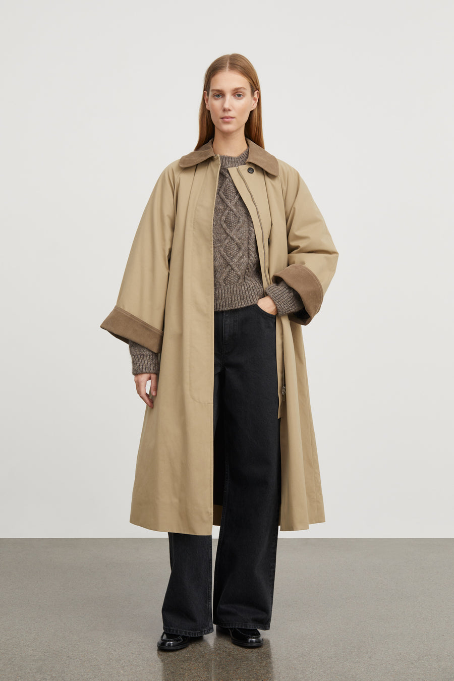 Skall Studio • Gaby Coat • Dark Sand