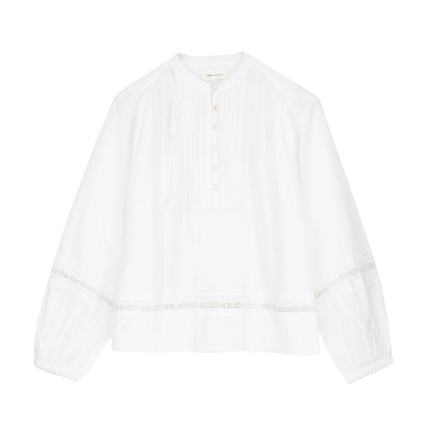 Skall Studio • Leaf Shirt • Optic White