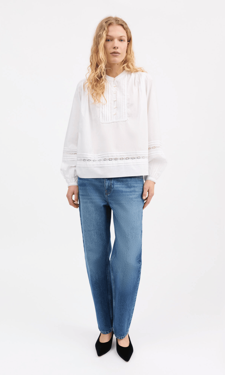 Skall Studio • Leaf Shirt • Optic White