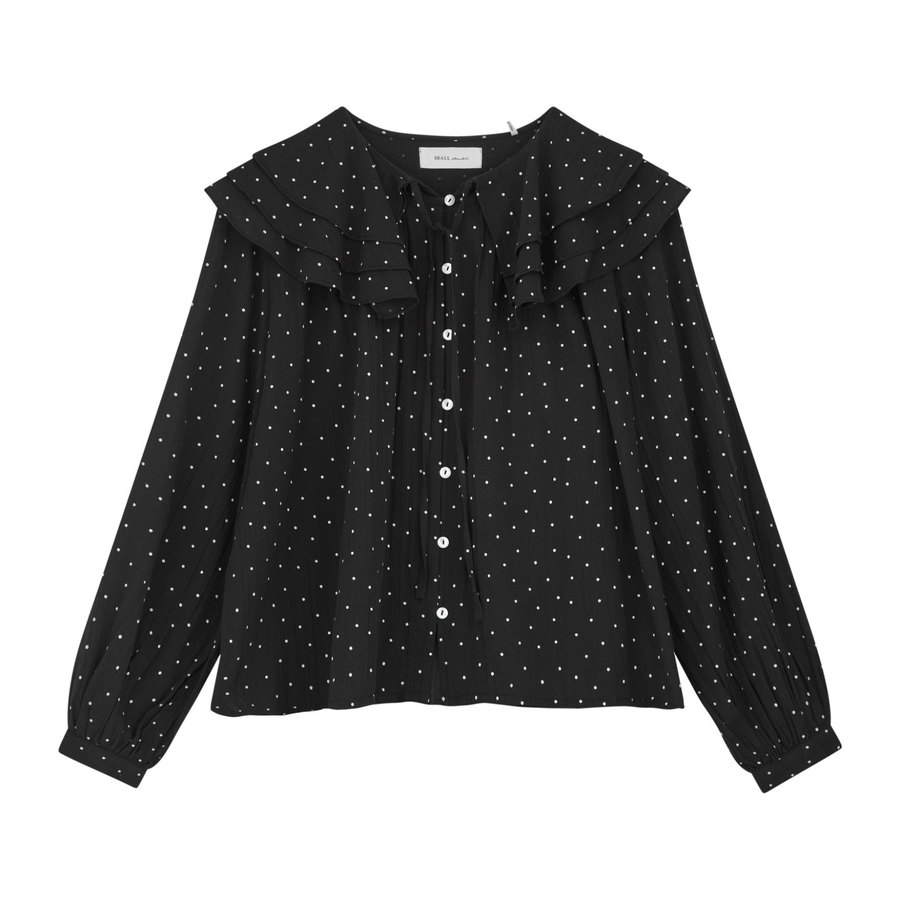 Skall Studio • Lilou Shirt • Black/White Dot
