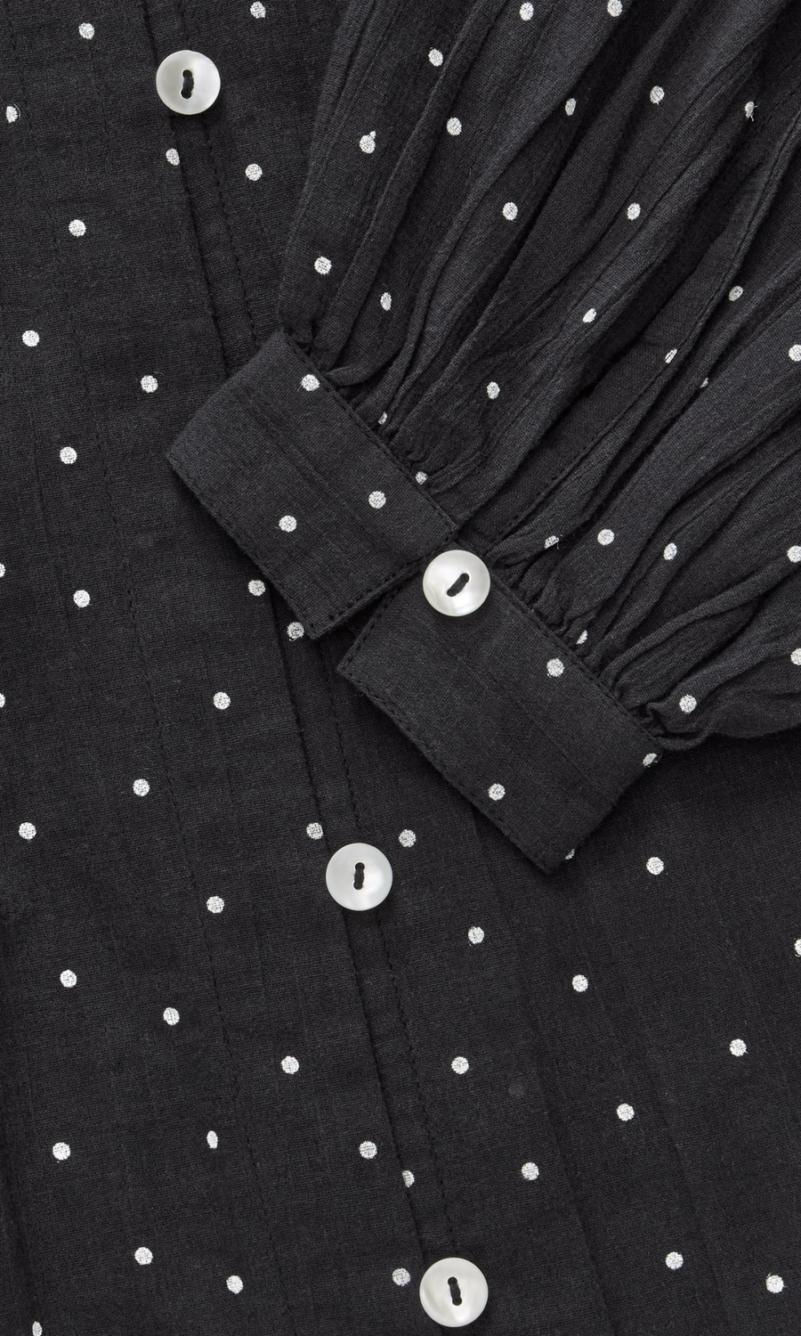 Skall Studio • Lilou Shirt • Black/White Dot