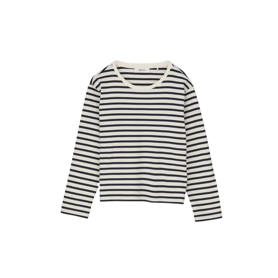 Skall Studio • Loui Oversized Blouse • Dark Navy/White Stripe