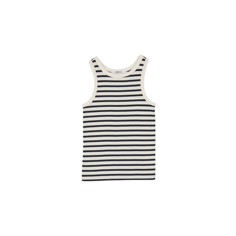 Skall Studio • Loui Tank Top • Dark Navy/White Stripe