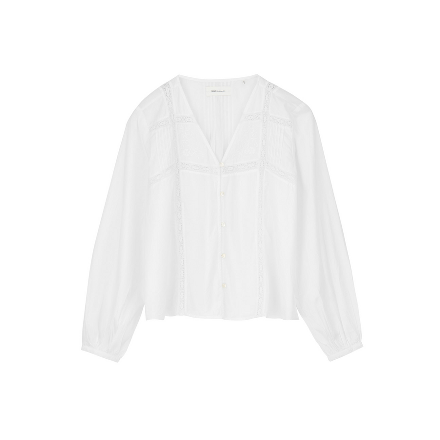 Skall Studio • Magnolia Blouse • Optic White