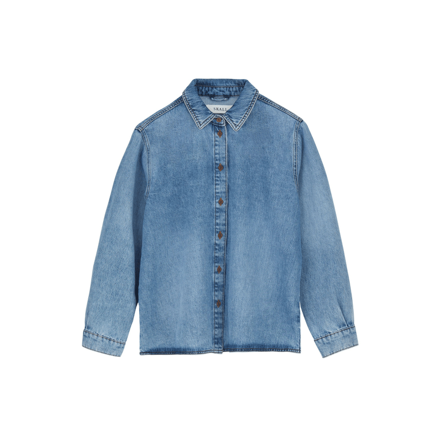 Skall Studio • Millington Shirt • Worn Mid Blue