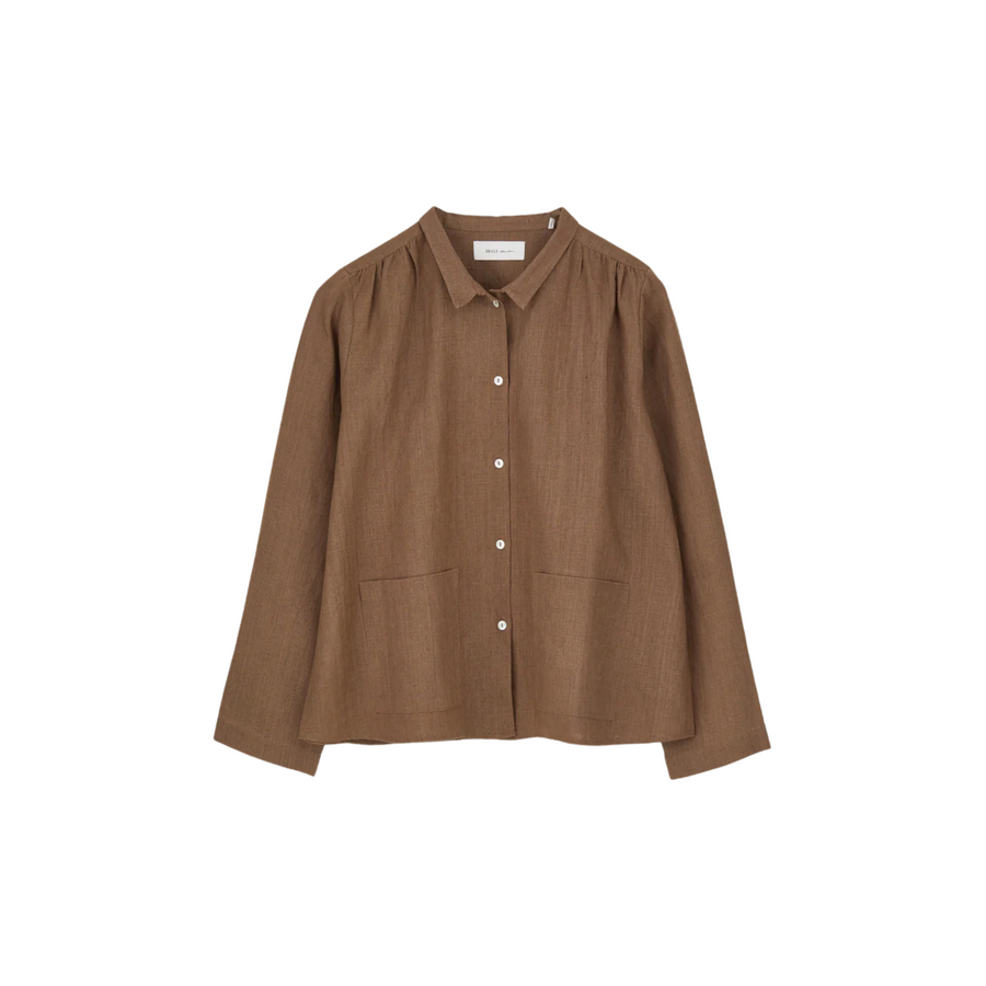 Skall Studio • Nettle Shirt • Cedar Brown