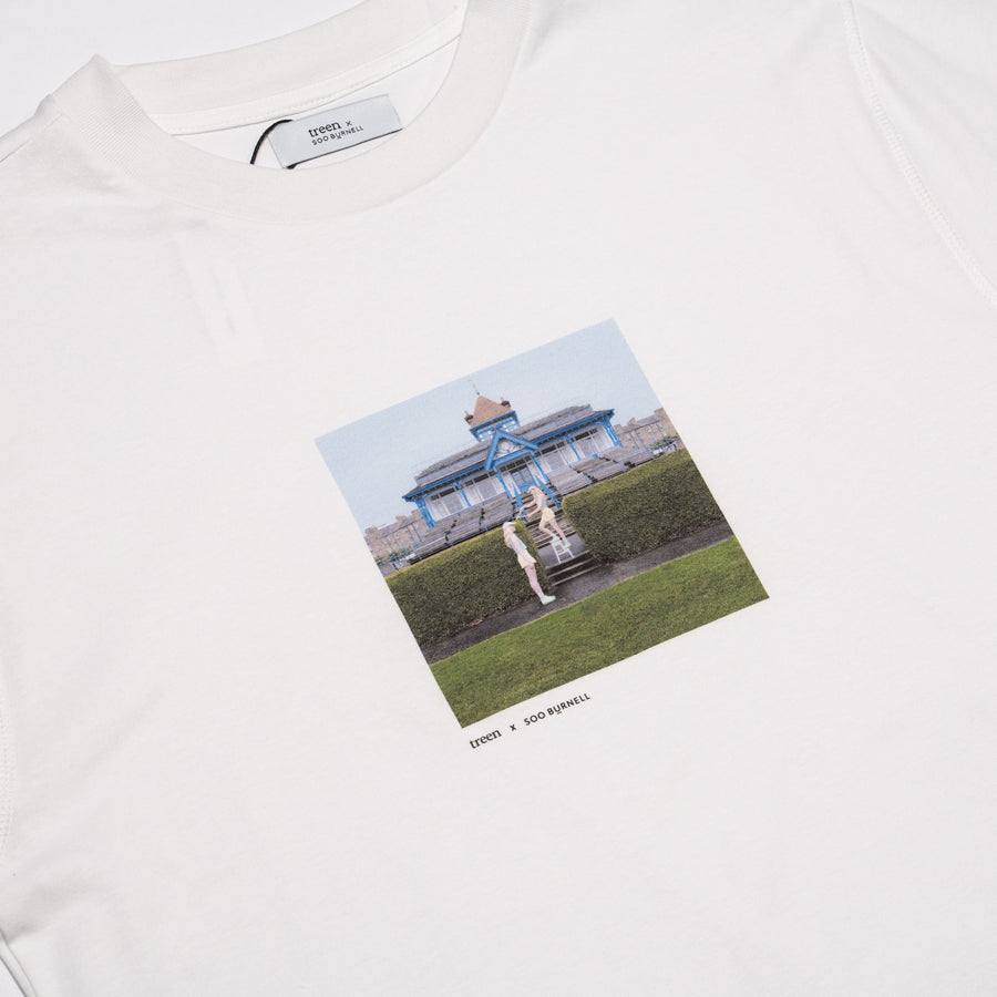 treen x Soo Burnell • Gardening at The Grange T-Shirt • White