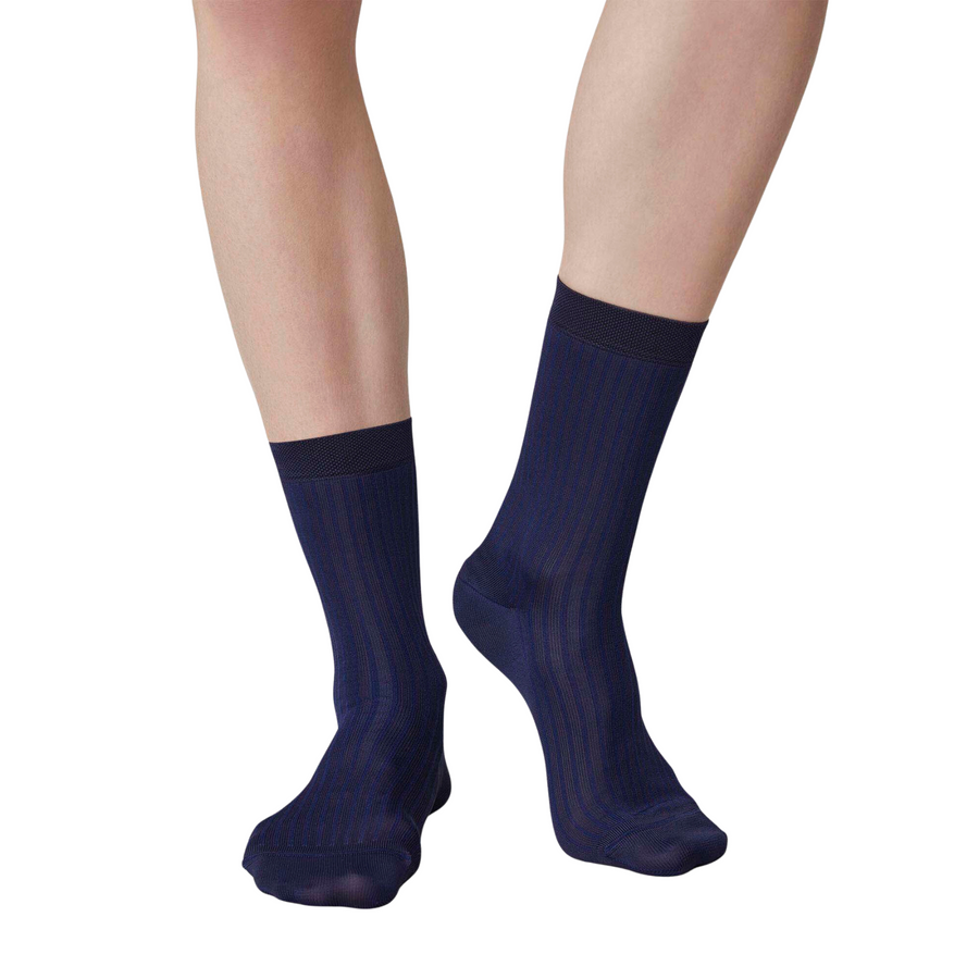Swedish Stockings • Alexa Silk Touch Socks • Navy