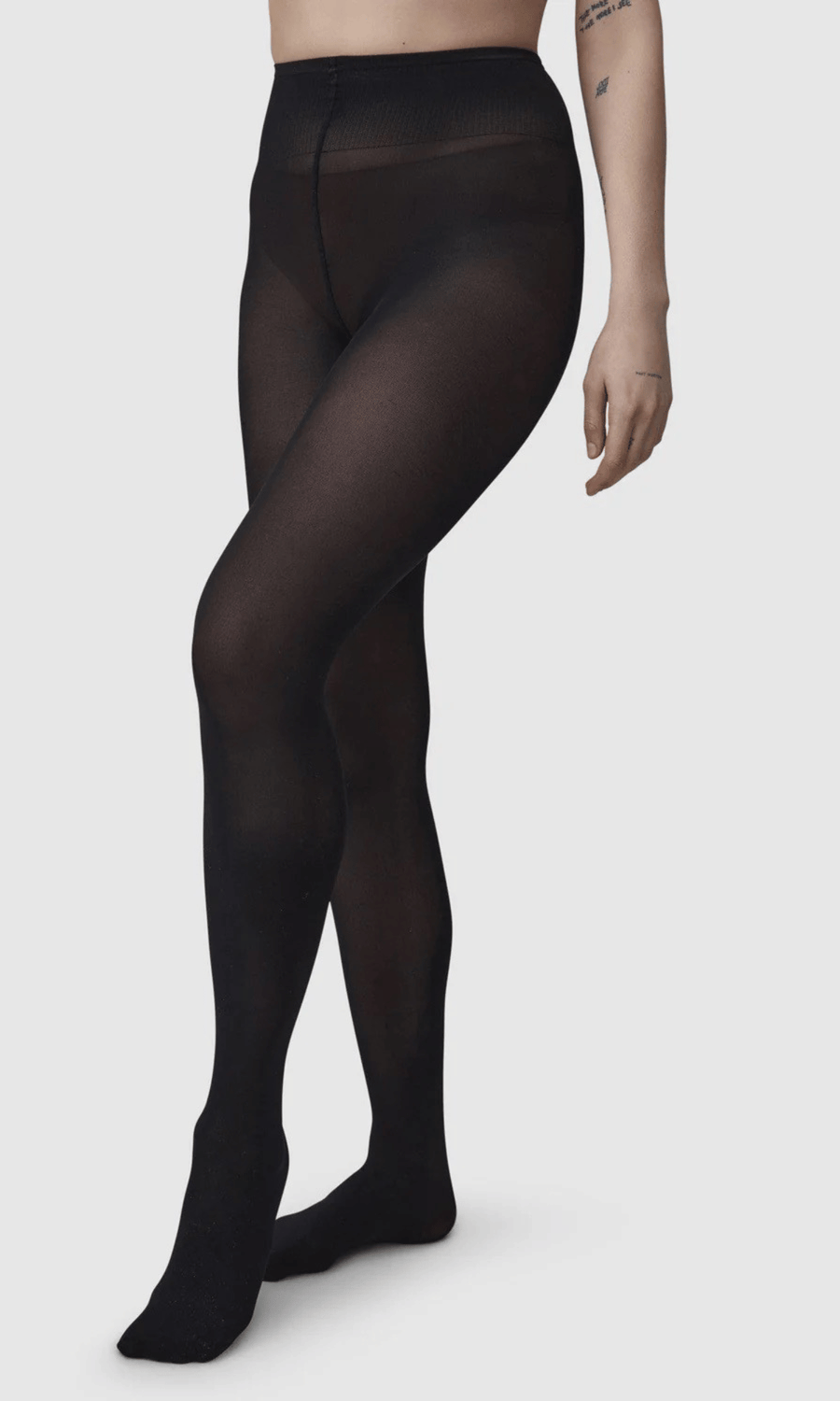 Swedish Stockings • Olivia Black Tights • 60 Denier