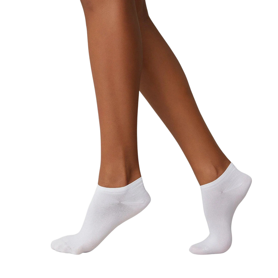 Swedish Stockings • Sara Sneaker Socks • White