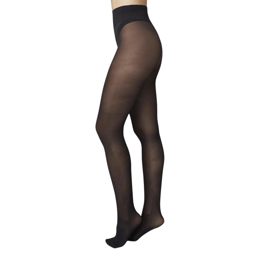 Swedish Stockings • Svea Black Tights • 30 Denier