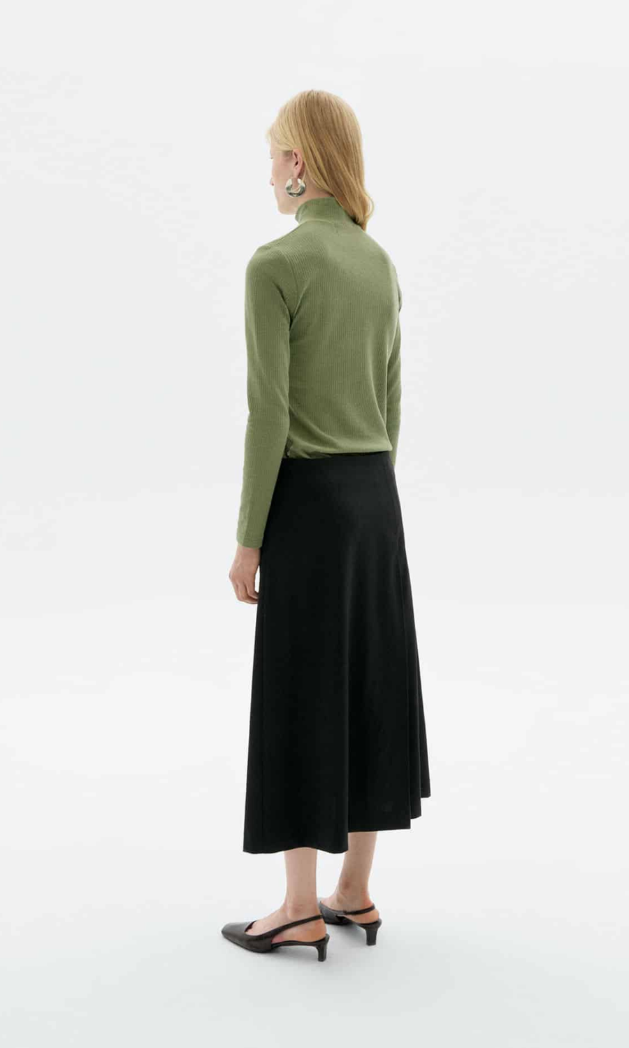 Thinking Mu • Aine Top • Light Eucalyptus Green
